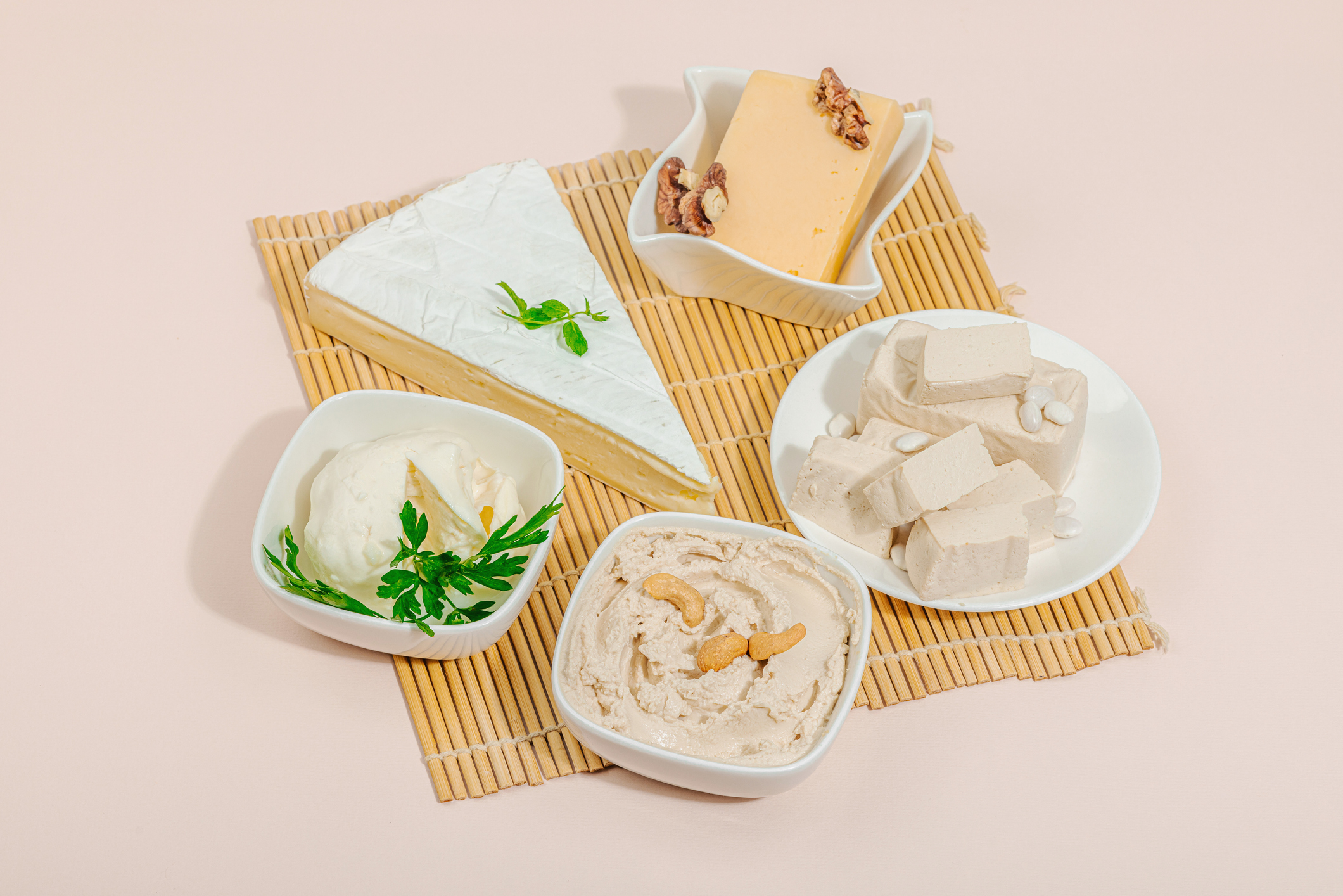 Homemade vegan cashew cheese