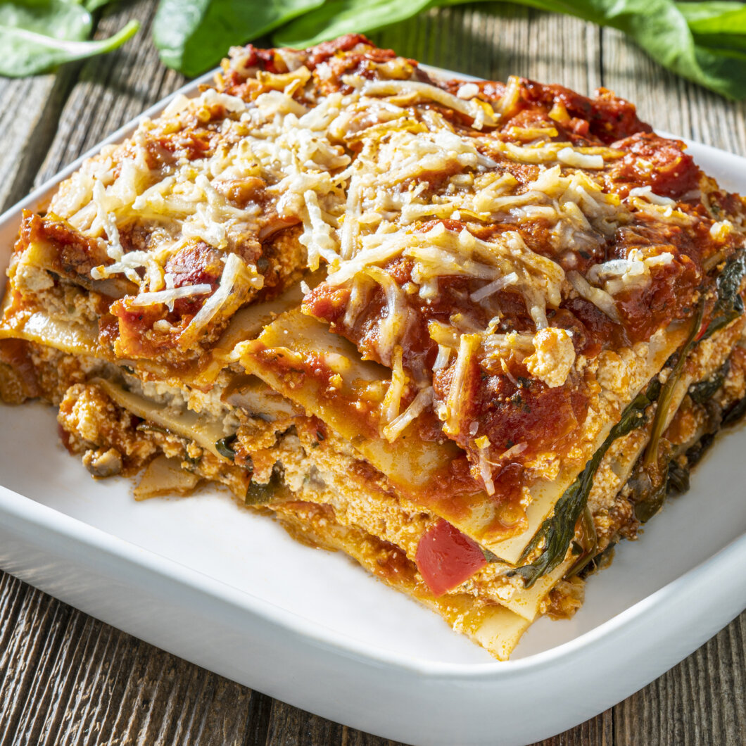Tofu-Spinach Lasagna