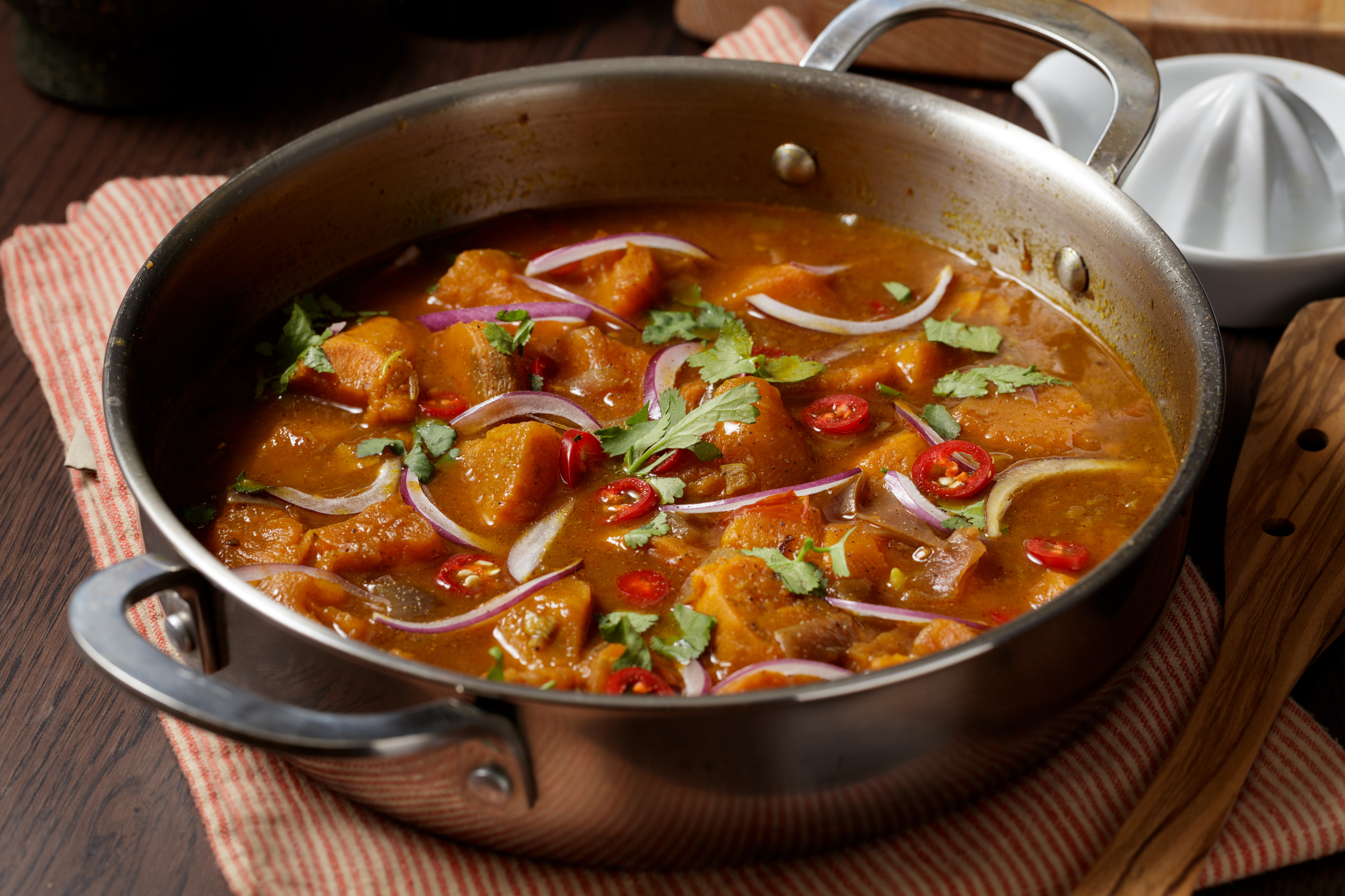vegan sweet potato curry